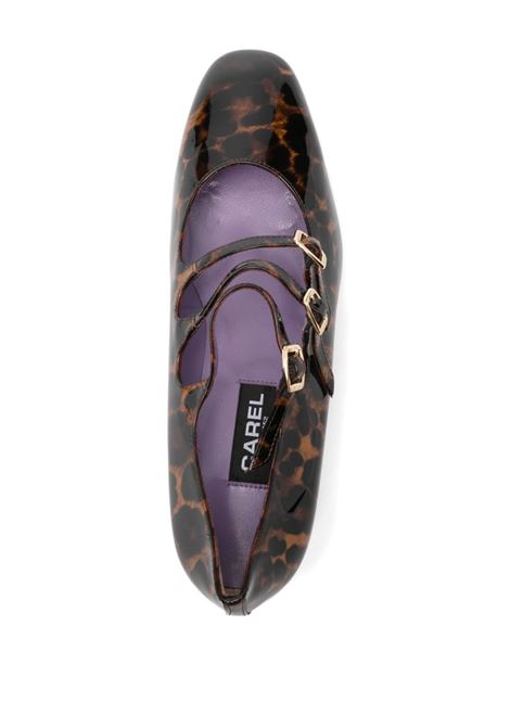 Brown 40mm Kina leopard-print buckled pumps Carel paris - women CAREL PARIS | KINA22331600BRWN